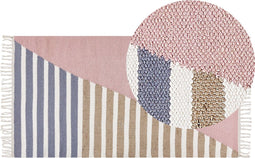 ENGIZ - Modern vloerkleed - Multicolor - 80 x 150 cm - Wol