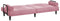 vidaXL - Slaapbank - met - armleuningen - fluweel - roze