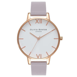 Olivia Burton OB16BDW16 - Polshorloge - Kwarts - Ø 38 mm - Roze goud/Paarse band