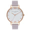 Olivia Burton OB16BDW16 - Polshorloge - Kwarts - Ø 38 mm - Roze goud/Paarse band