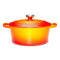 Le Creuset Signature - Braadpan 24 cm - Gietijzer - Oranjerood