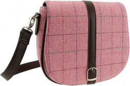 Schoudertas Beauly Roze - Harris Tweed - Glen Appin of Scotland