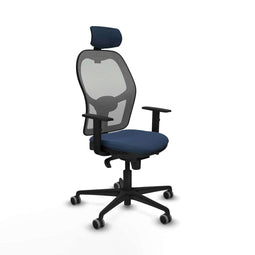 Piqueras y Crespo 1D036G2 - Bureaustoel - Hoogteverstelbaar met armleuning - Marineblauw