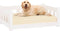 vidaXL - Hondenmand - 75,5x55,5x28 - cm - massief - grenenhout - wit