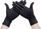 Handschoen nitril M zwart 100 stuks