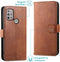 iMoshion Hoesje Geschikt voor Motorola Moto G30 / Moto G20 / Moto G10 Power / Moto G10 Hoesje Met Pasjeshouder - iMoshion Luxe Bookcase - Bruin