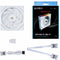 Lian Li Uni Fan TL Reverse - Case Fan 120mm - RGB verlichting - Wit (1-pack)