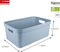 Sunware opbergbox Sigma - kunststof - 45 liter - lichtblauw - opberg dozen/bakken - opbergers - 39 x 59 x 24 cm