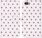 iMoshion Hoesje Geschikt voor iPhone 7 / 8 / SE (2020) / SE (2022) Hoesje Met Pasjeshouder - iMoshion Design Softcase Bookcase - Wit / Zwart / Hearts Allover White