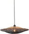 GOOD&MOJO Hanglamp Kalimantan - Bamboe/Zwart - Ø60cm - Modern - Hanglampen Eetkamer, Slaapkamer, Woonkamer