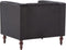 vidaXL Fauteuil fluweel zwart