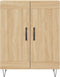 vidaXL - Dressoir - 69,5x34x90 - cm - bewerkt - hout - sonoma - eikenkleurig