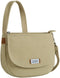 Travelon Heritage - Anti-diefstal Saddle Crossbody - RFID snijbestendige band vergrendelbare ritsen - Natural
