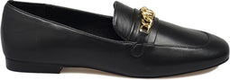 Michael Kors Dolores - Loafer - Gouden ketting met logo - Zwart
