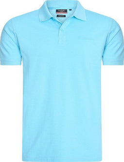 Pierre Cardin Classic Polo - Heren Polo - 100% katoen - Lichtblauw - Maat S