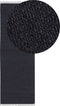 SINANKOY - Loper tapijt - Zwart - 80 x 300 cm - Jute