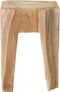 MUST Living Stool Vito Natural,45x30x30 cm, natural recycled teakwood with natural cracks