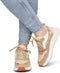 POSH by Poelman CHARLIE - Dames sneakers - Chunky zool 4 cm - Beige (38)