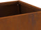 vidaXL - Vuurschaal - met - Houtopslag - 60x35x100 - cm - Weerbestendig - Staal