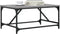 vidaXL - Salontafel - 75x50x35 - cm - bewerkt - hout - grijs - sonoma