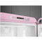 SMEG FAB32RPK5 - Koel/vriescombinatie - NoFrost - Jaren '50 - Roze