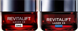 L’Oréal Paris - Revitalift Laser X3 - Duo set Dag- en Nachtcrème - 2x 50 ml - 2 Delig