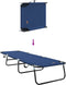 vidaXL - Vouwbare - zonnebed - 2 - stuks - Draagbaar - Blauw - 600D - Oxford - stof