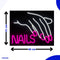 Neon Lamp - Nails - Nagels - Dimbaar - Incl. Ophanghaakjes - Neon Sign - Neon Verlichting - Neon Led Lamp - Wandlamp