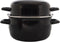 Imperial Kitchen - Mosselpan - Emaille - Ø 24 cm - Zwart