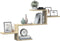 vidaXL - Wandschap - 104x15x49 - cm - bewerkt - hout - sonoma - eikenkleurig