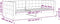 vidaXL - Slaapbank - 90x200 - cm - fluweel - donkergroen