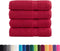 vidaXL - Handdoeken - SOLUND - 4 - st - 600 - g/m² - 50x100 - cm - rood