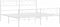 vidaXL - Bedframe - met - hoofd- - en - voeteneinde - metaal - wit - 180x200 - cm