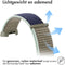 iMoshion Bandje Geschikt voor Fitbit Charge 3 / 4 - iMoshion Nylon band klittenband met design aansluiting - groen