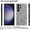 iMoshion Hoesje Geschikt voor Samsung Galaxy S24 Ultra Hoesje Siliconen - iMoshion Design hoesje - Meerkleurig / White Graphic