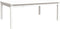 vidaXL Tuintafel 121x82,5x45 cm massief grenenhout wit