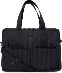 Jollein Puffed Moos - Luiertas - Verstelbaar hengsel - Black