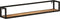 vidaXL - Wandschappen - 2 - st - 110x17x17 - cm - massief - mangohout - en - ijzer