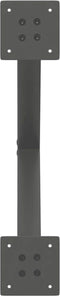 vidaXL - Salontafelpoten - 2 - st - X-vormig - 50x(42-43) - cm - staal - antraciet