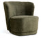 Fauteuil Claire - Vintage Groen Stof - Donkergroen - Comfortabele Fauteuil