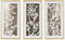 Schilderij Home ESPRIT Orientaals 30 x 3,5 x 60 cm (3 Stuks)