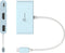 j5create JCA379EC-N - USB-C® naar HDMI™ en USB™ Type-A met stroomvoorziening - Cyaan