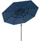 Coast Parasol - 3-laagse terrasparasol met solar LED - Ø313 x 248 cm - Donkerblauw