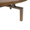 Liviza Salontafel Trape - Mangohout - Rond Bruin - 40 cm , 75 cm , 75 cm