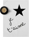 Set van 2 theedoeken Amour | Blanc
