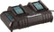Makita DC18SH - Accu Duolader - Voor 2 accu's 14,4V - 18V Li-Ion - 199687-4