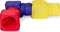 6-Delige Kinderspeeltent met Tunnels | Pop-up Systeem | Binnen & Buiten