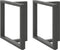 vidaXL - Eettafelpoten - 2 - st - T-vormig - 80x35x(72-73) - cm - staal - antraciet