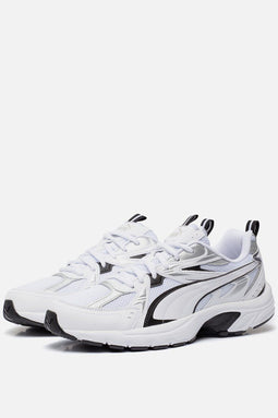 PUMA Milenio Tech - Unisex Sneakers - SoftFOAM+ demping - PUMA White-PUMA Black-PUMA Silver