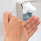 ingo-man® ELS 26 A/25, dispenser voor vloeibare zepen en desinfectiemiddelen, voor 500 ml standaard Euroflessen, lange bedieningshendel, geanodiseerd aluminium, mat zilver, verwisselbare 25 ml roestvrijstalen pomp met rechte aanzuigslang
